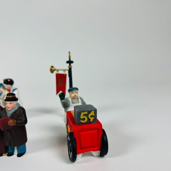 Christmas Village Figurines Choir & Street Vendor– Set Of Festive Decor Pieces - Picture 4 of 5